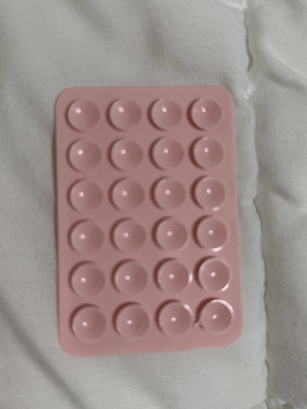 Pink Silicone PopSocket Style Phone Grip and Stand